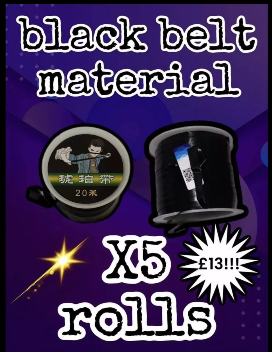 X 5 black amber belt