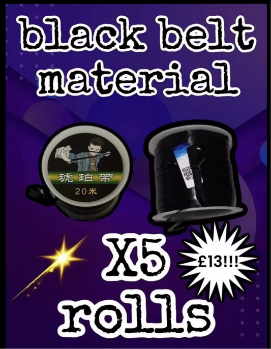 X 5 black amber belt